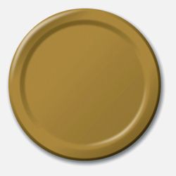  Gold 10 1 4 inch Plastic Plates Case of 200