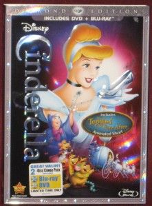 New, Sealed Cinderella Diamond 2 Disc Set Blu Ray DVD FREE Lightning