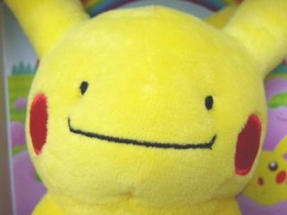 pokemon center rainbow plush ditto pikachu dittochu