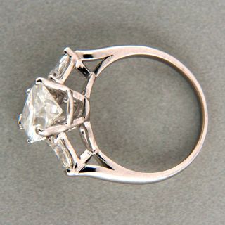  78ct GIA Pear Shape Diamond I VS1 Platinum Ring 62 Pear