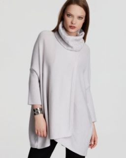 Diane Von Furstenberg New Ahiga Taupe Asymmetric Pullover Sweater P s