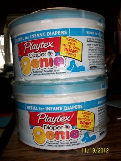  2 Playtex Diaper Genie Refills