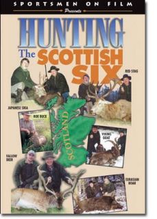 Hunting Scottish Six DVD New Scotland Deer Goat Boar