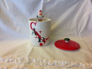  Vintage Holt Howard Christmas Santa Candy Jar