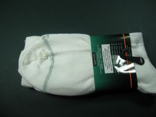  Extra Wide Diabetic Medi Socks White Crew Socks Sz 11 16 6950W