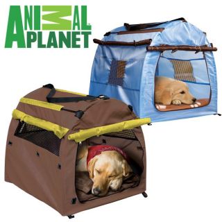 This Animal Planet Portable Pet Kennel features a light weight design