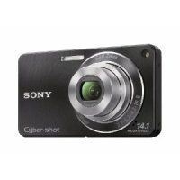 Sony DSC W350 14 1MP Digital Camera Black