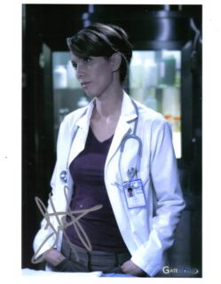Lexa Doig as Dr Carolyn Lam on Stargate SG 1 Autograph
