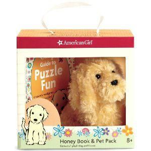  NIB American Girl HONEY DOG PET Golden Retriever + Book + Grooming Tub