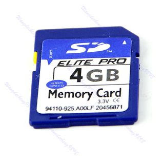  4gb 4g sd secure digital flash memory card for camera gps case new