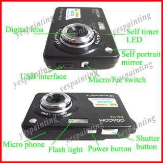 TFT LCD 12MP 8x Zoom Digital Camera Video Recorder