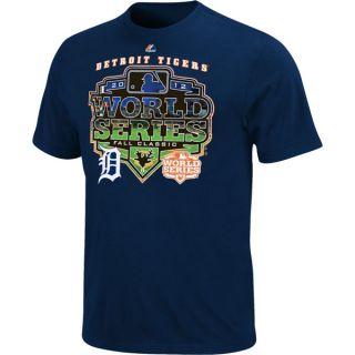 Detroit Tigers Navy Majestic 2012 World Series Pastime Favorite T