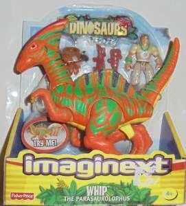 Retired Imaginext Dinosaur Whip The Parasaurolophus J0336 New