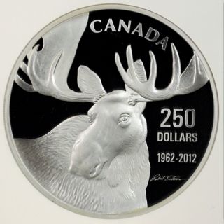 2012 Canada 32 15 oz Silver Kilo $250 Moose Robert Bateman NGC PF69 UC