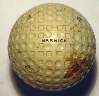 Vintage Golf Ball Warwick Mesh Dimple 1 62 RARE