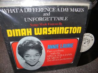  Songs Made Famous by Dinah Washington Palace 792 Female Vocal