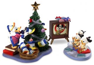 WDCC Hat Trick Donald Duck Nephews Holiday Cards