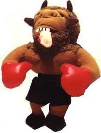 Meanie Mike Bison Boxing Spoof of Bean Bag Toys Tyson