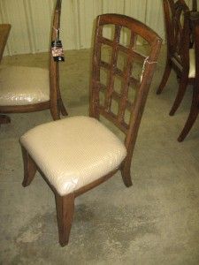 Stanley Furniture Discontinued Dining Table 6 Side Chairs and China
