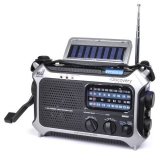 Discovery Expedition D105X AM FM SW NOAA Weather Radio Solar Powered
