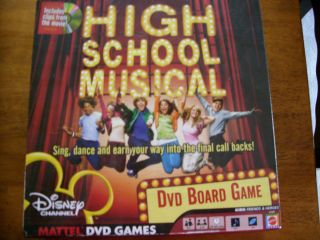 Disney Channel High School Musical DVD Board Game New