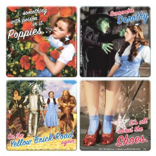 Dorothy Wizard of oz 4 Piece Vandor Collectible 4 Coaster Set