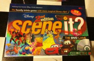 Scene It? Disney 2nd Edition NEW & Disney Deluxe Edition Scene It Tin
