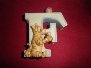 Disney Classic Winnie The Pooh Letter Figurine Statues  Letter F