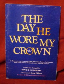 The Day He Wore My Crown Easter Cantata Gaither Gospel