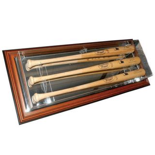 Caseworks Baseball Bat Display Case Bas 237 3 w B M Made in The USA