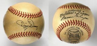 Dizzy Dean Replica Signed Autographed Baseball Official National