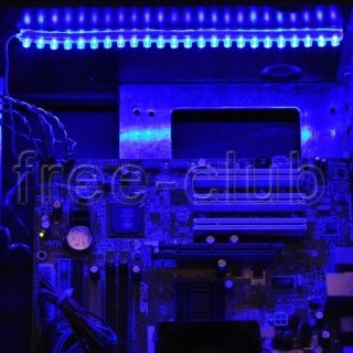DIY Computer Desktop Case LED Light Mod Kit Neon Blue