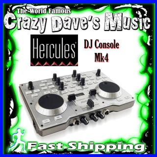 Hercules DJ Console MK4 Mobile DJ Controller with Built in Audio