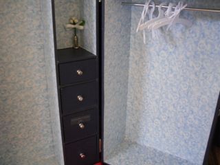  Mint Princess Diana Doll Wardrobe Trunk for Dolls 15 16 Inches
