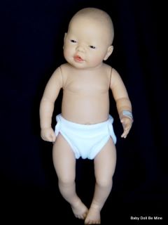 New Diana Asian Newborn Baby Doll 22 inches Real Girl