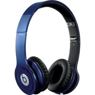 Beats by Dr Dre Solo HD Over Ear Earphone HD Headphone Metallic Blue
