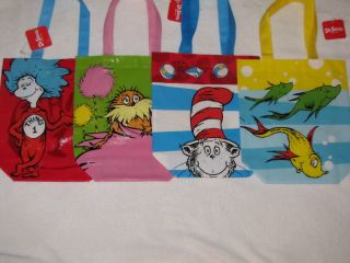 Dr Seuss Tote Bags Book Bag Party Supplies