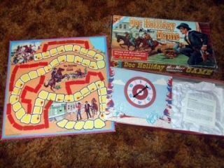 Doc Holliday Wild West Game Vintage Old Board Game MCMLX
