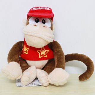 2X Nintendo Super Mario Diddy & Donkey Kong Plush Toy Stuffed Animal
