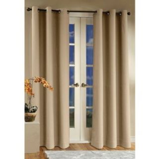 New Thermal Insulated Grommet Top Drapes 80x63 Khaki 