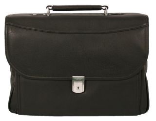 Dr Koffer Allen Flapover Briefcase 15 4 Laptop Case Karelia Leather