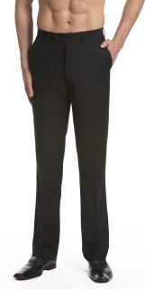 Classic fit mens dress pants Flat front Two front pockets, two rear