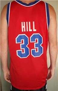 Grant Hill VTG NBA Champion Basketball Jerseys Detroit Pistons