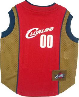 Cleveland Cavaliers Official NBA Jersey for Dogs Small 8 12 Inch