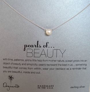 Dogeared Sterling Silver Pearls of Beauty Necklace
