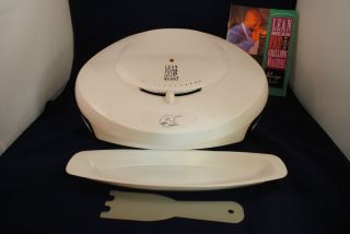 George Foreman GR30VT Indoor Grill w Drip Tray Scraper Excellent Cond