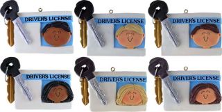 1st First Drivers License Learners Permit w Car Key Christmas