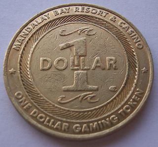 Mandalay Bay One Dollar Coin Gaming Token $1
