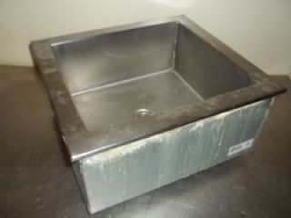 Two Rivers NSF Drop in Ice Well Insulated Sink Cold Food Countertop