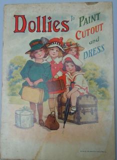 dollies to paint cutout dress frances brundage 1910s a 12 1 4 x 8 3 4